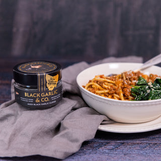 Creamy Pumpkin and Black Garlic Bolognese