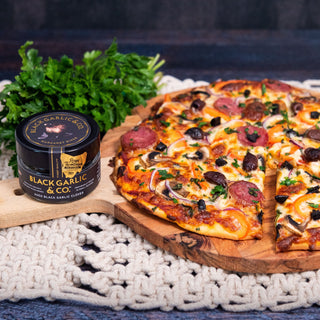 Black Garlic Pizza