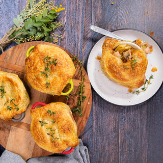 Chicken and Black Garlic Pies