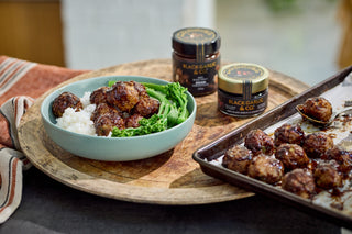 STICKY OVEN BAKED ASIAN MEATBALLS