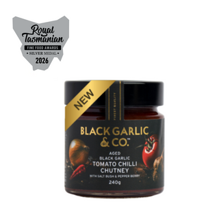 Aged Black Garlic Tomato Chilli Chutney 200 gm