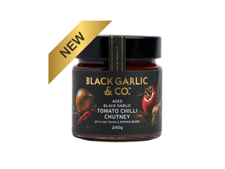 Aged Black Garlic Tomato Chilli Chutney